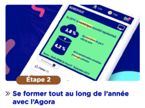 étape 2 application energic : se former tout au long de l'année avec l'Agora